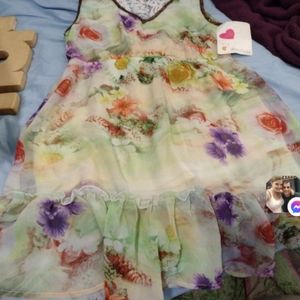 New Dizzy Lizzy Ladies Floral Sundress With Tag Size Medium